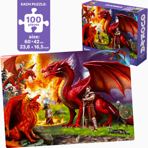 100 Piece Floor Puzzles for Kids Ages 4-6 S393262