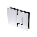 Brushed Satin Chrome Glass-to-Glass Hinge P5296