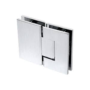 Brushed Satin Chrome Glass-to-Glass Hinge P5296
