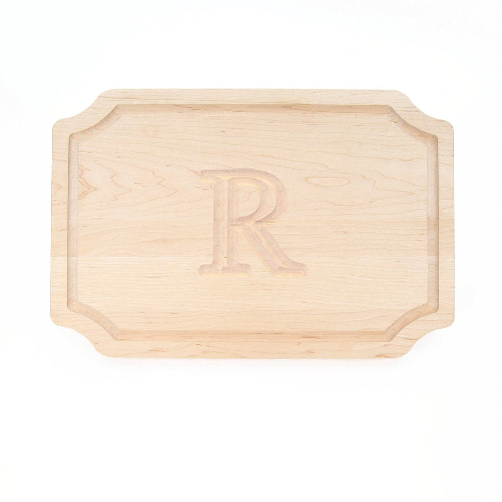 Walnut Wood Oval Carving Board with Juice Well Y113388