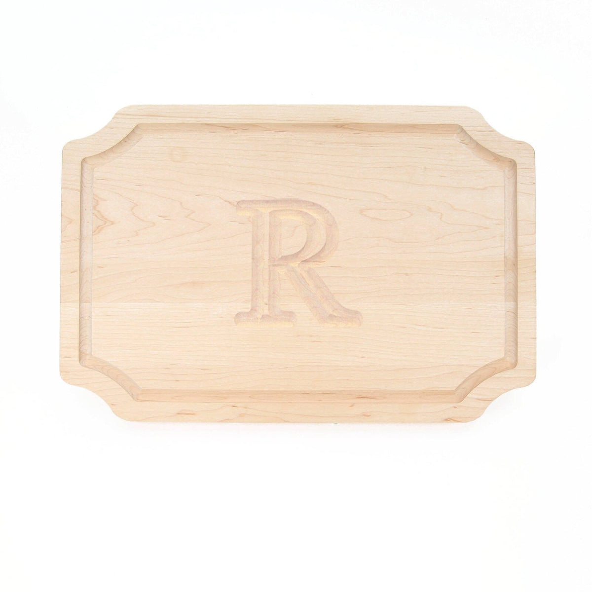 Walnut Wood Oval Carving Board with Juice Well Y113388