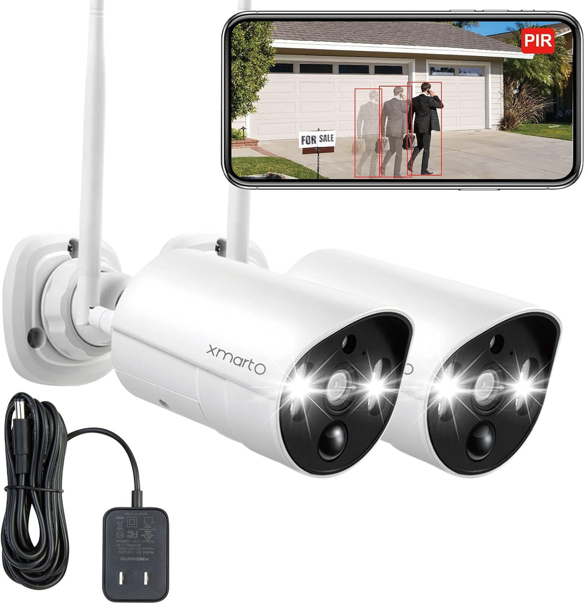 8CH 2K HD Wireless Security Camera System with 1TB HDD O2104