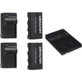 2x NP-F 2200mAh Batteries and 2 Charger Kit with V-Mount K8212