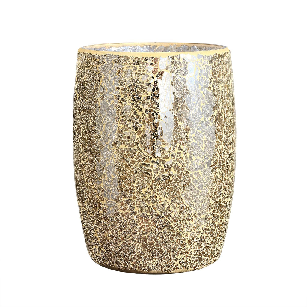 Mosaic Glass Bathroom Wastebasket K121