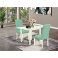 Linen White Rubberwood Solid Wood Dining Set T15596