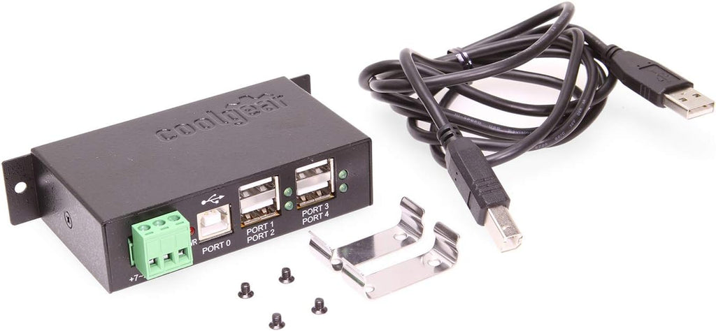4-Port Industrial USB 2.0 Powered Pack of 2 X570917