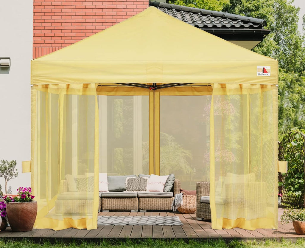 10x10 Pop Up Gazebo Tent with Netting Walls S241