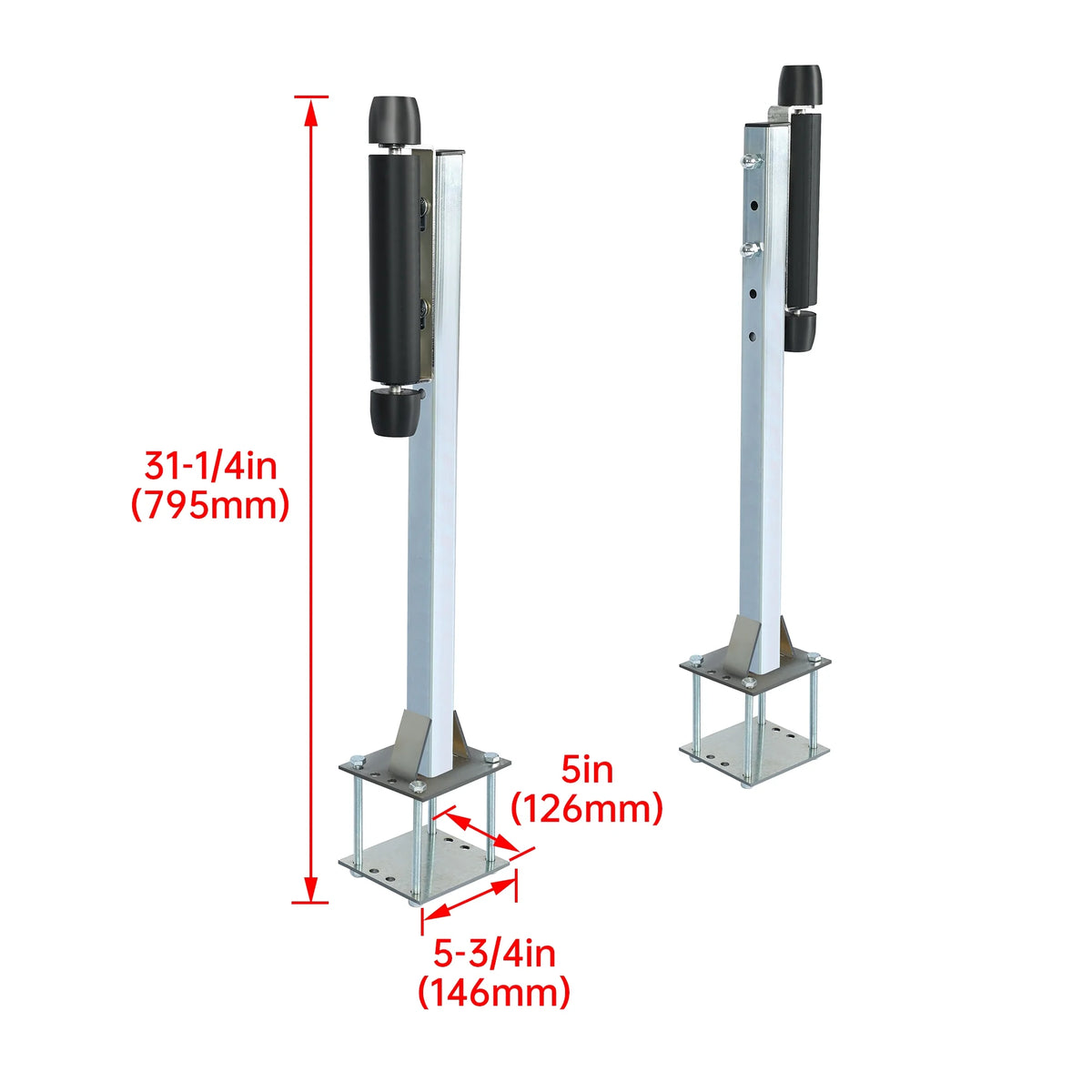 Pontoon Trailer Roller Guide-On 1 Pair K5803