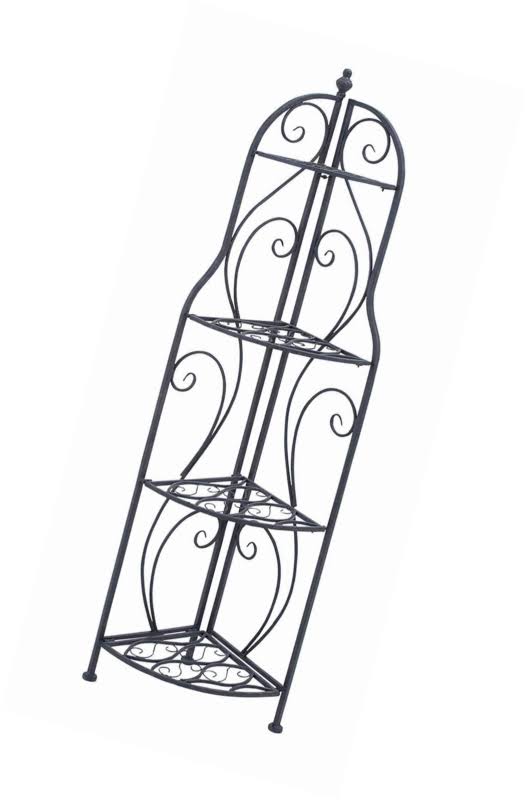 Black Metal Corner Rack T6260