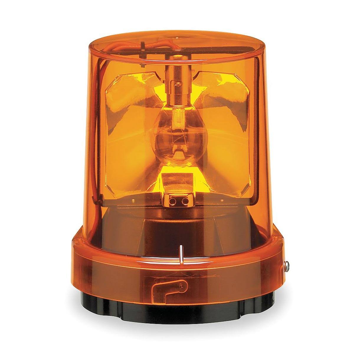 Amber Incandescent Warning Light, 120VAC D930
