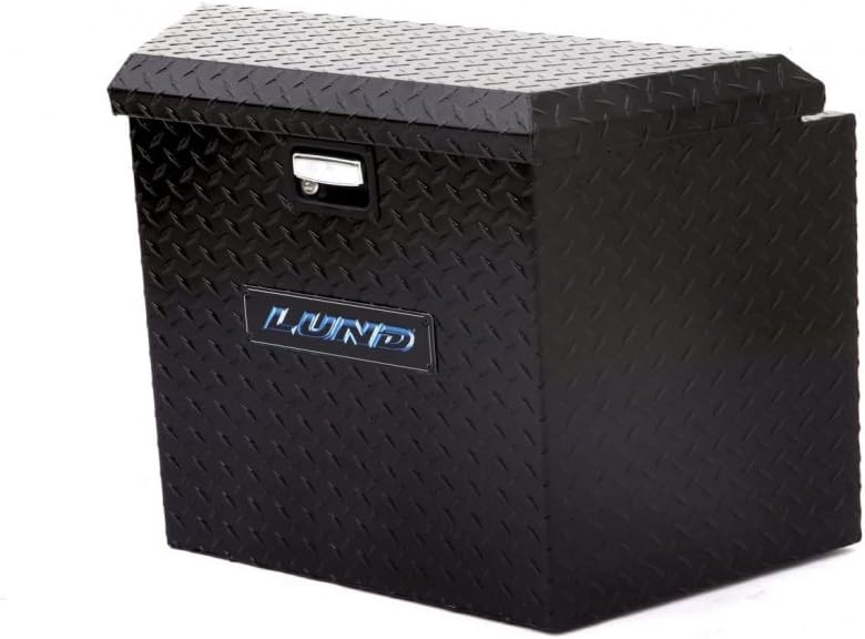 Trailer Tongue Storage Box Aluminum Black D5045