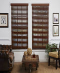 Faux Wood Venetian Blind, 40.5x22 x 72x22 - Dark Oak Z304