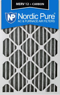 10 x 20 x 2 in. MERV 12 Pleated Carbon Furnace Air Filters, Pack of 12 F517563