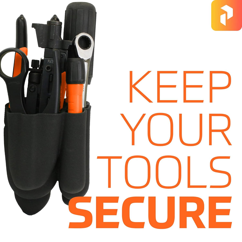 Coax Tool Kit with Crimper, Cable Stripper, Flashlight, Multi-Tool, Pliers, Wrench, Grip Pack O8055