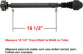Front Drive Shaft Prop Shaft Assembly for 2002-2007 Jeep Liberty 2.4L & 3.7L Weld to Weld 16.5" Long B7782