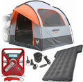 SUV Tent & SUV Air Mattress Car Camping Bundle with Eton Weather Radio P4426