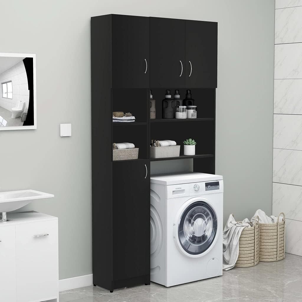 Black Bathroom Cabinet U345953