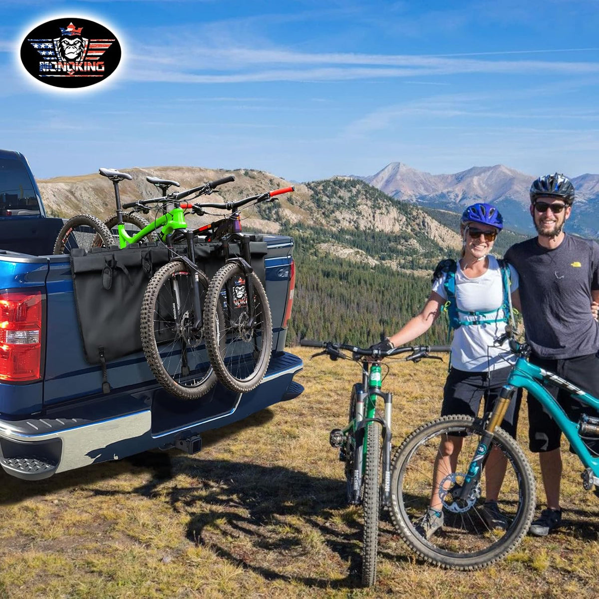 Tailgate Bike Pads with Ratchet Strap, 54" M8072