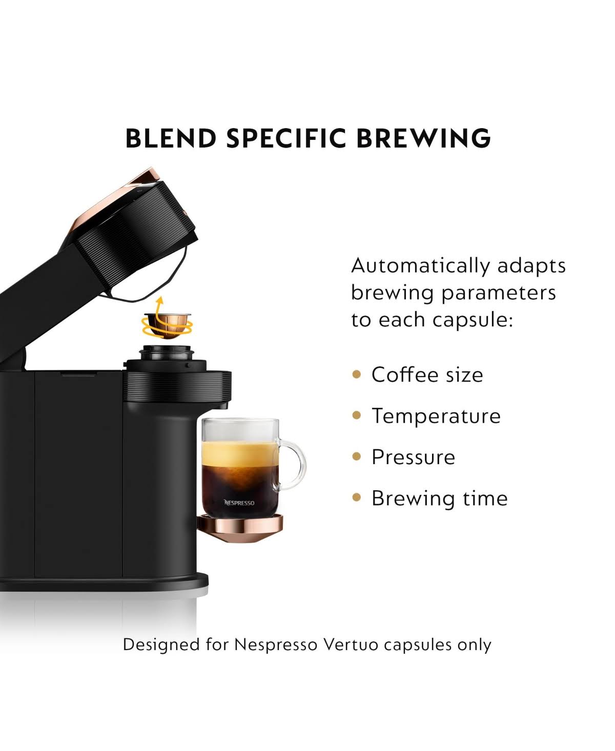 Black Espresso Maker with Aeroccino D537474