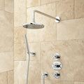 Thermostatic Shower System with Rainfall Shower Chrome I412