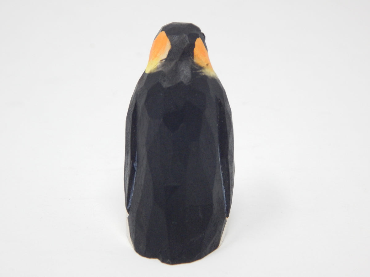 Handmade Wooden Penguin Figurine Ornament R906