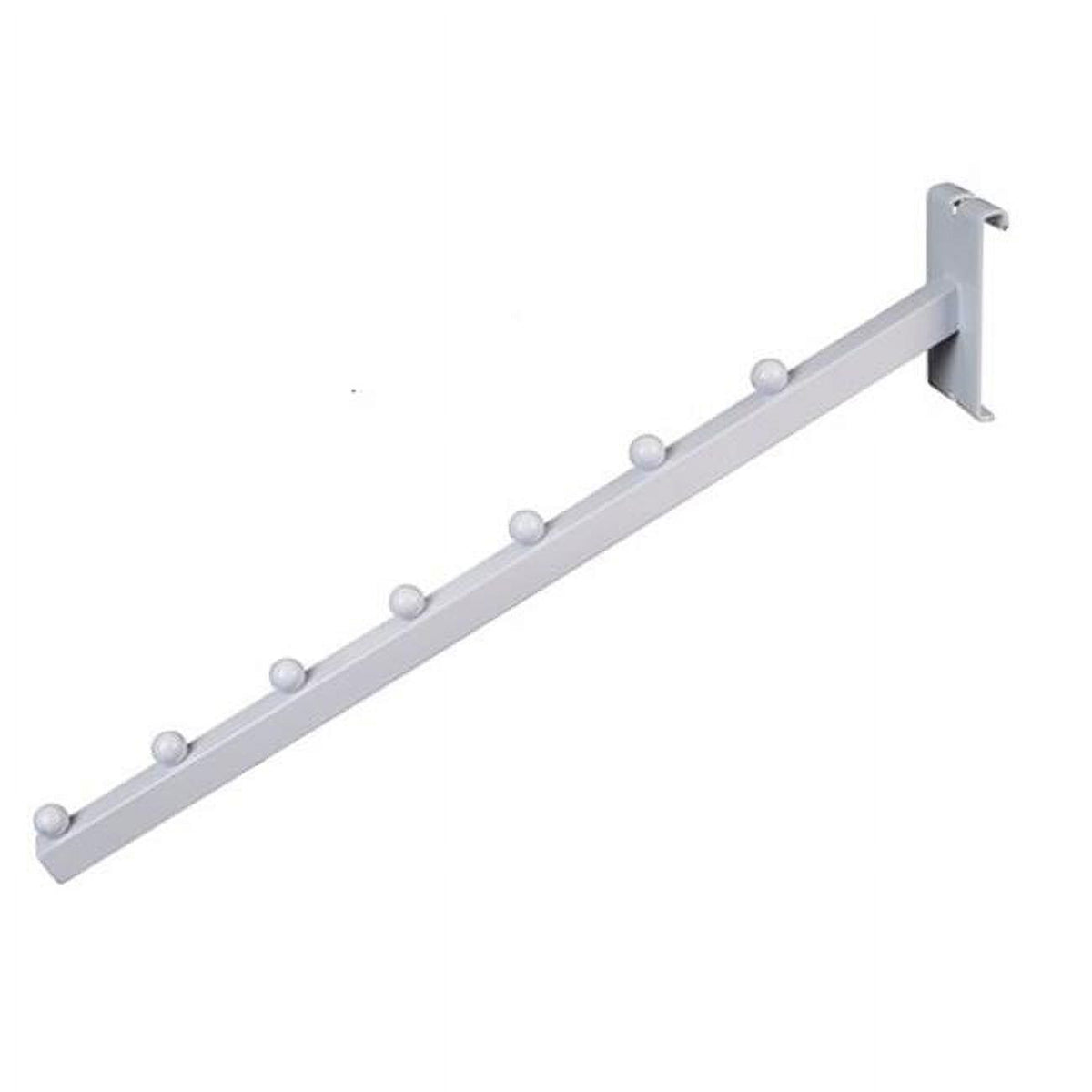 White 7-Ball Square Tube Waterfall for Gridwall B4679