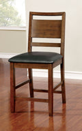 Dark Oak Counter Height Chair Set of 2 W876