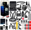 HERO8 Black Digital Action Camera - Waterproof, Touch Screen, 4K UHD Video, 12MP Photos, Stabilization - 16GB Card - with 50 Piece Accessory Kit P41967