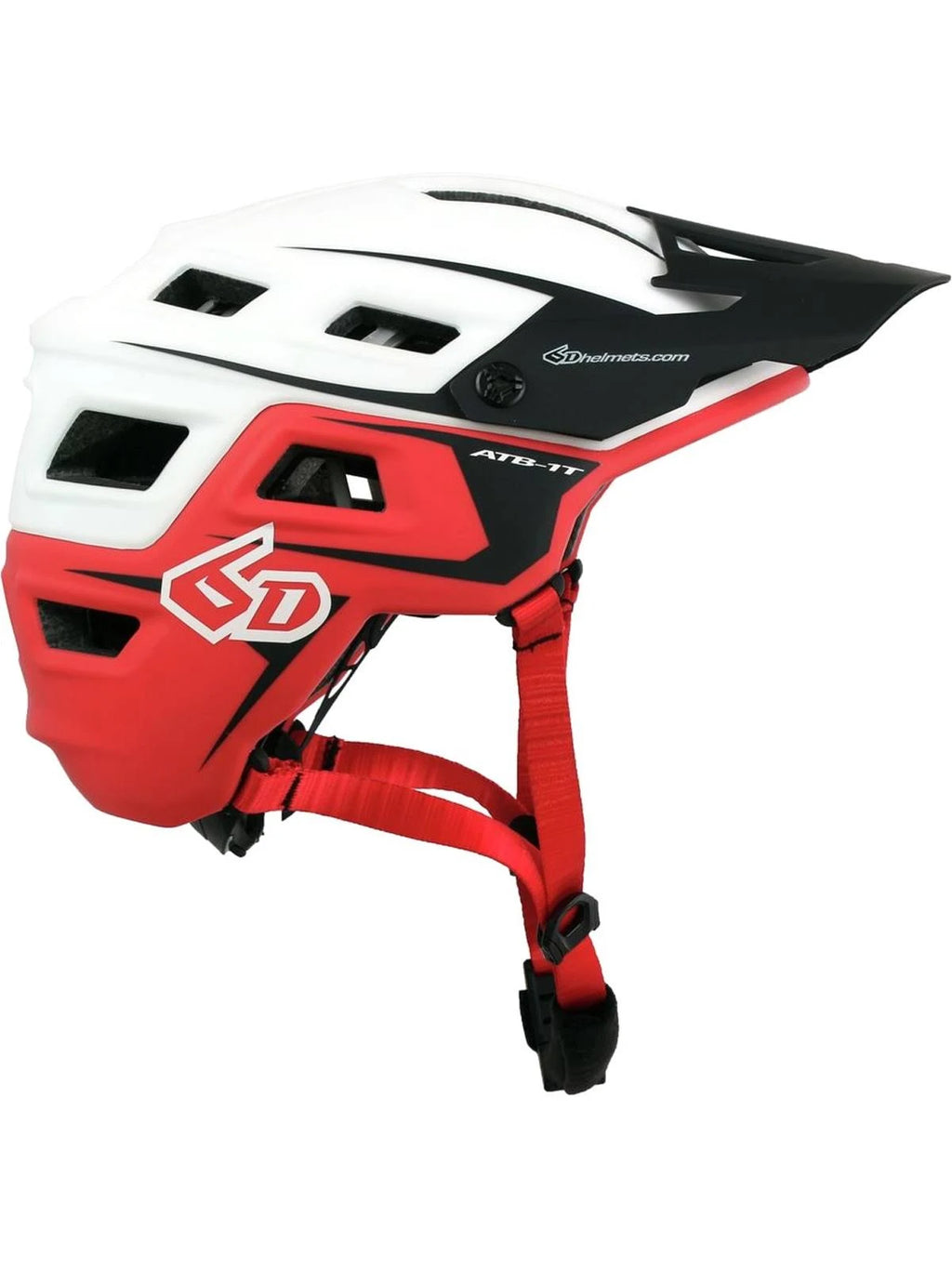 White/Red Evo Trail Helmet W2211