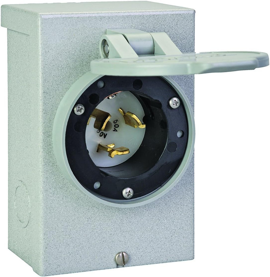 50-Amp NEMA 3R Power Inlet Box E8670