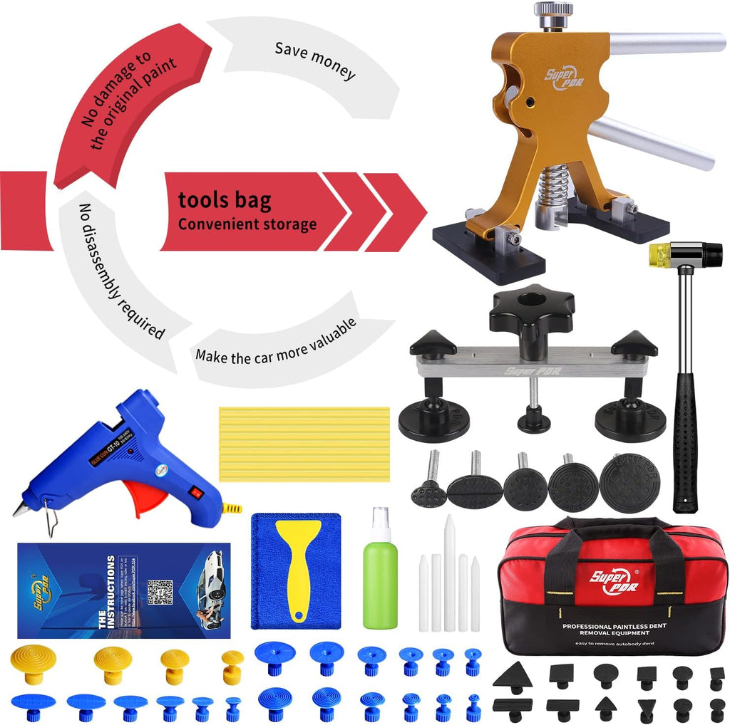 53Pcs PDR Kit with Tool Bag X2646