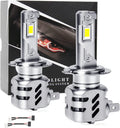 6000K Cool White H7 LED Headlight Bulbs Pack of 2 U2731