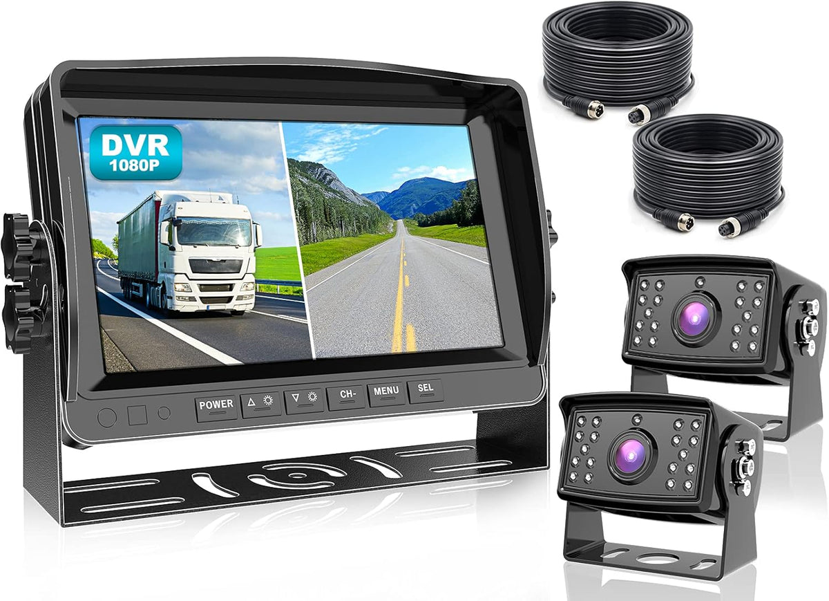 9'' 1080P Reversing Monitor with Waterproof Rear View Camera G248
