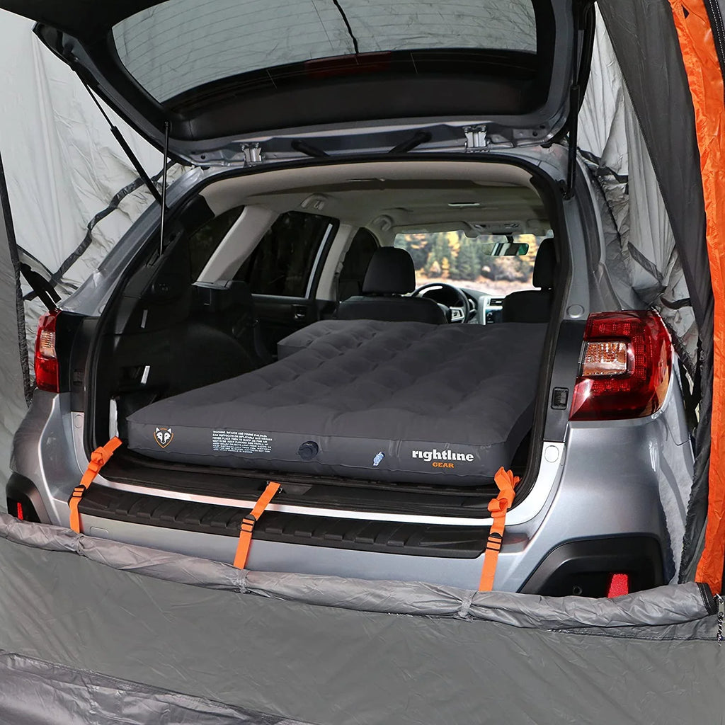 SUV Tent & SUV Air Mattress Car Camping Bundle with Eton Weather Radio P4426