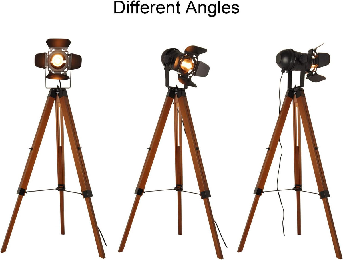 Vintage Tripod Floor Lamp Q37470