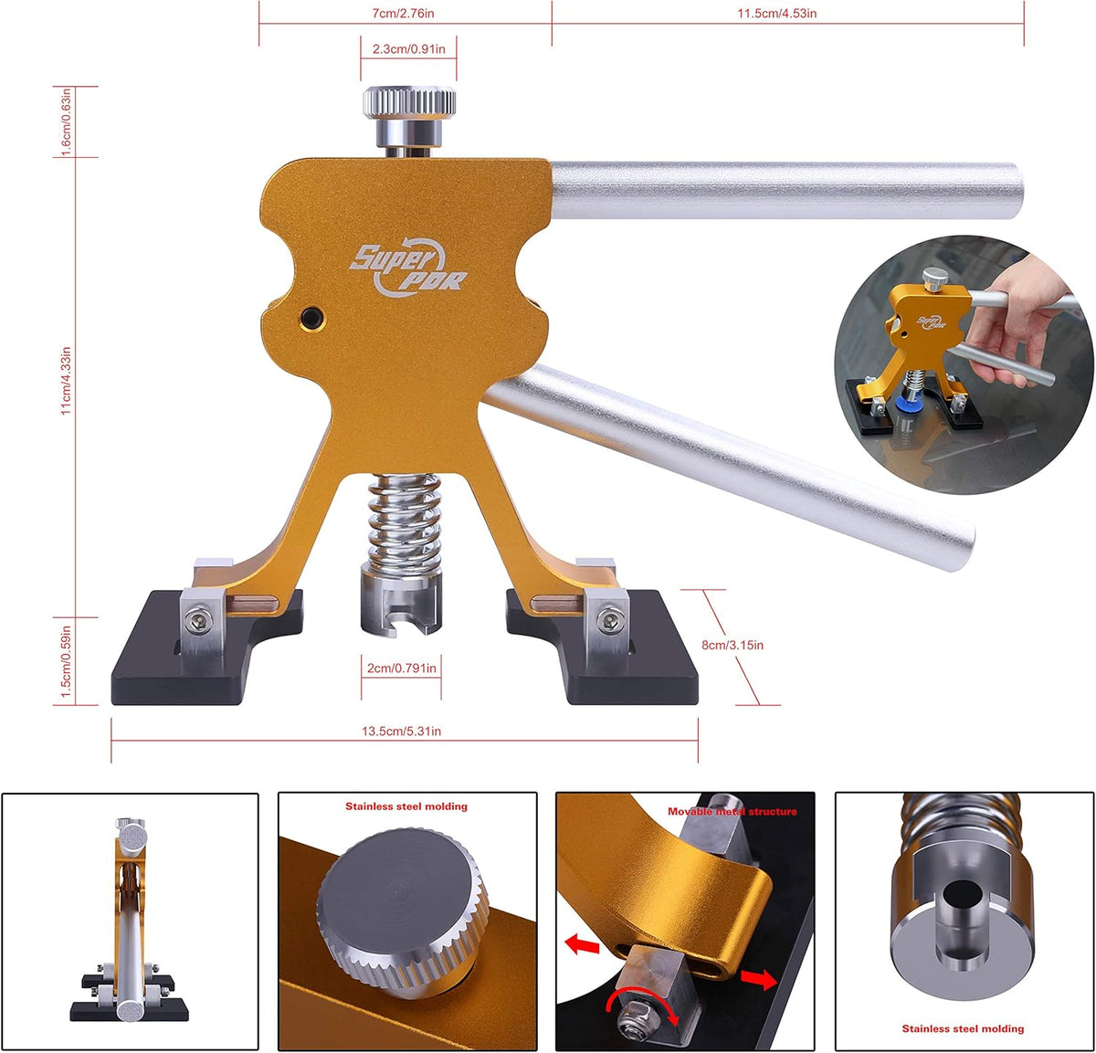 53Pcs PDR Kit with Tool Bag X2646