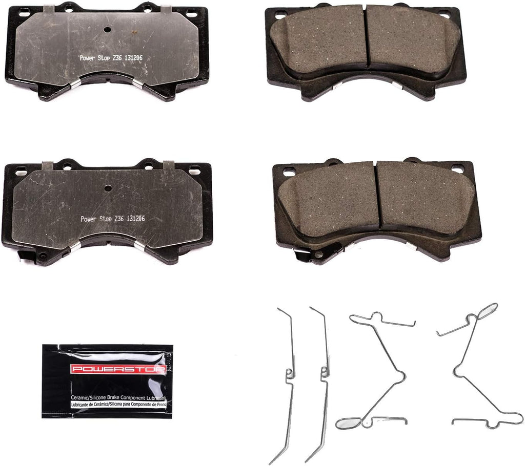 Front Z36 Truck and Tow Brake Pads Pack of 2 X732