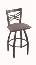 Swivel Stool with Medium Grey Seat Z3112