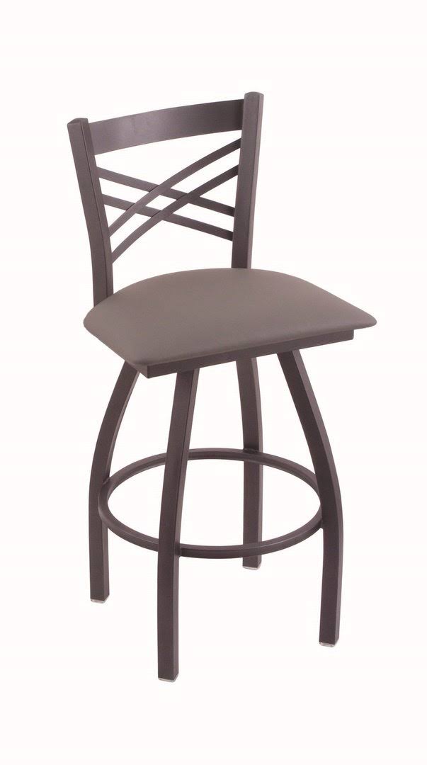 Swivel Stool with Medium Grey Seat Z3112