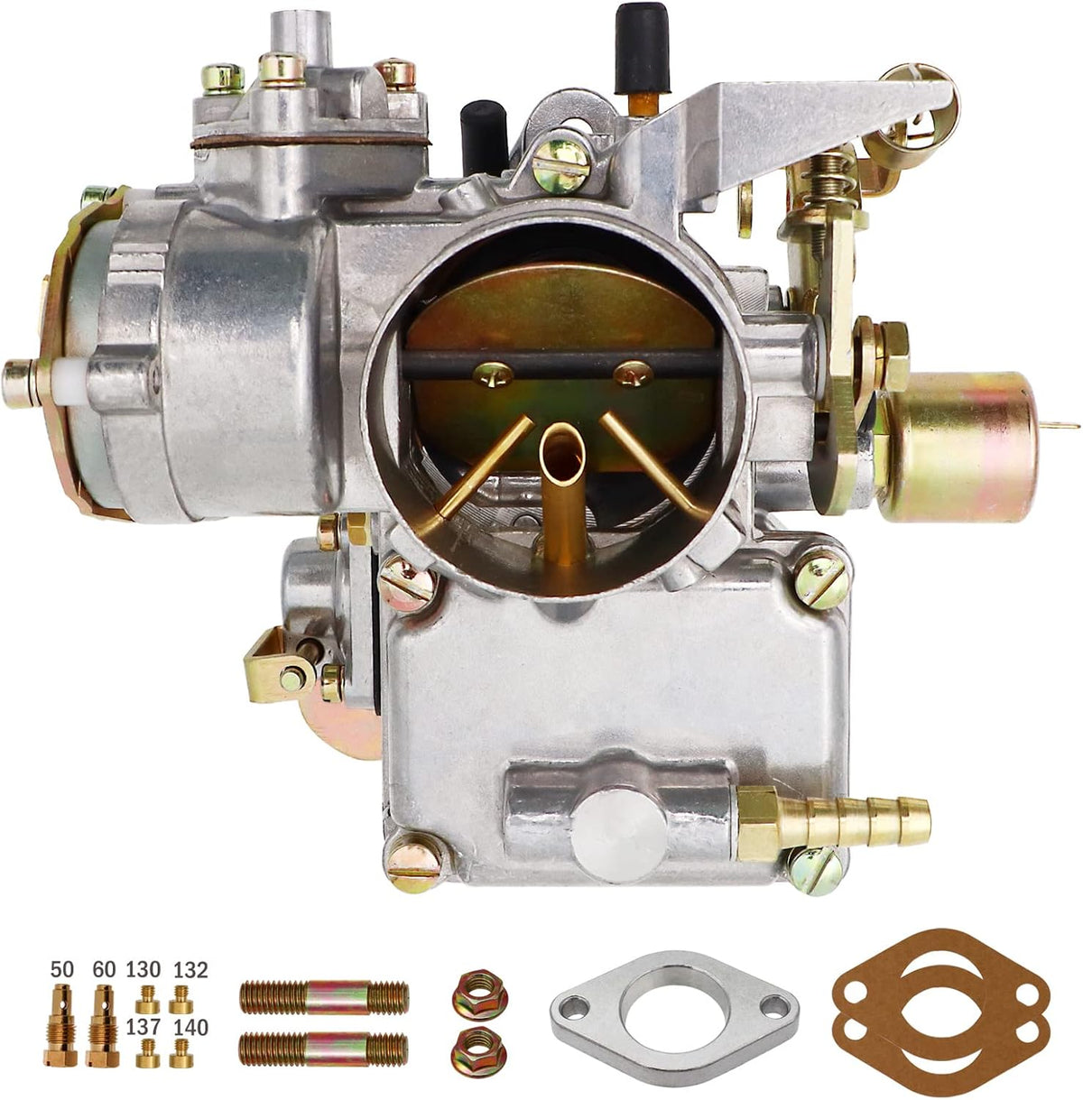 Carburetor 39 PICT Dual Port 1600cc Engine 12V Air Cooled Type 1 Engines Automatic Choke X6672