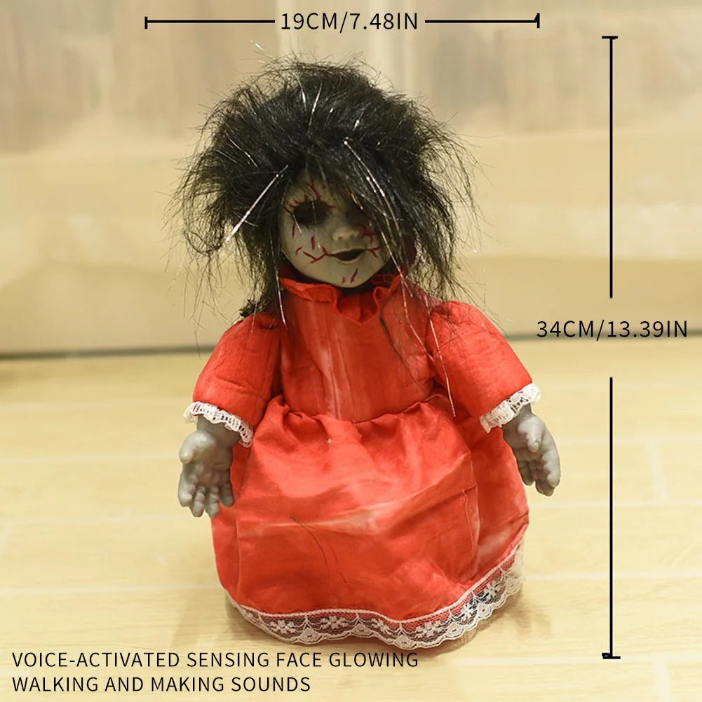 Scary Walking Ghost Doll with Light Up Eye K1510