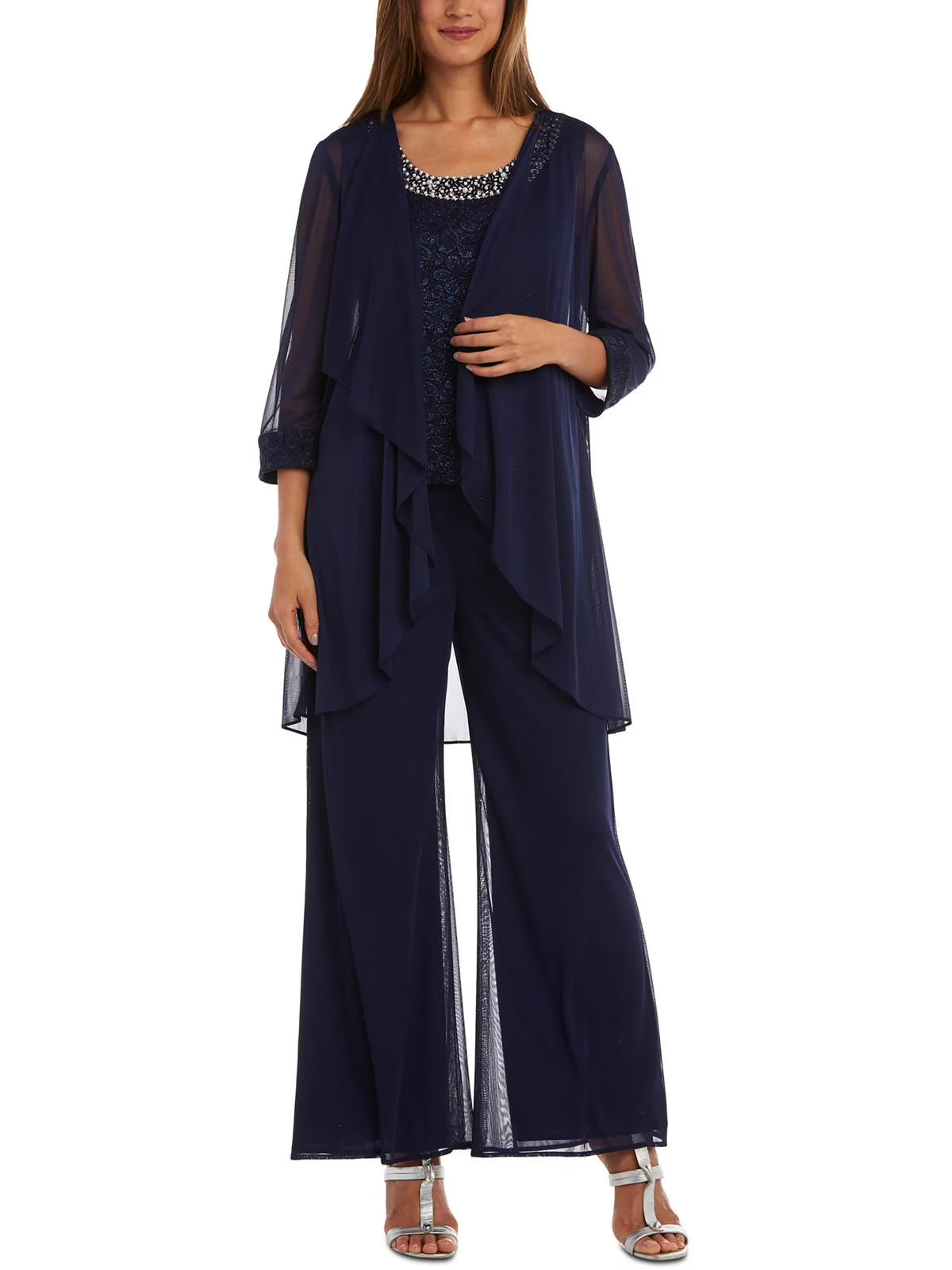 3PC Lace Trim Pant Outfit I63787