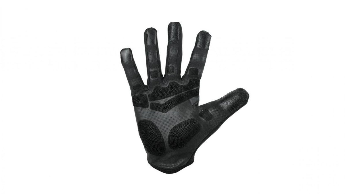 Black with White Logo Full Finger Cycling Glove O639