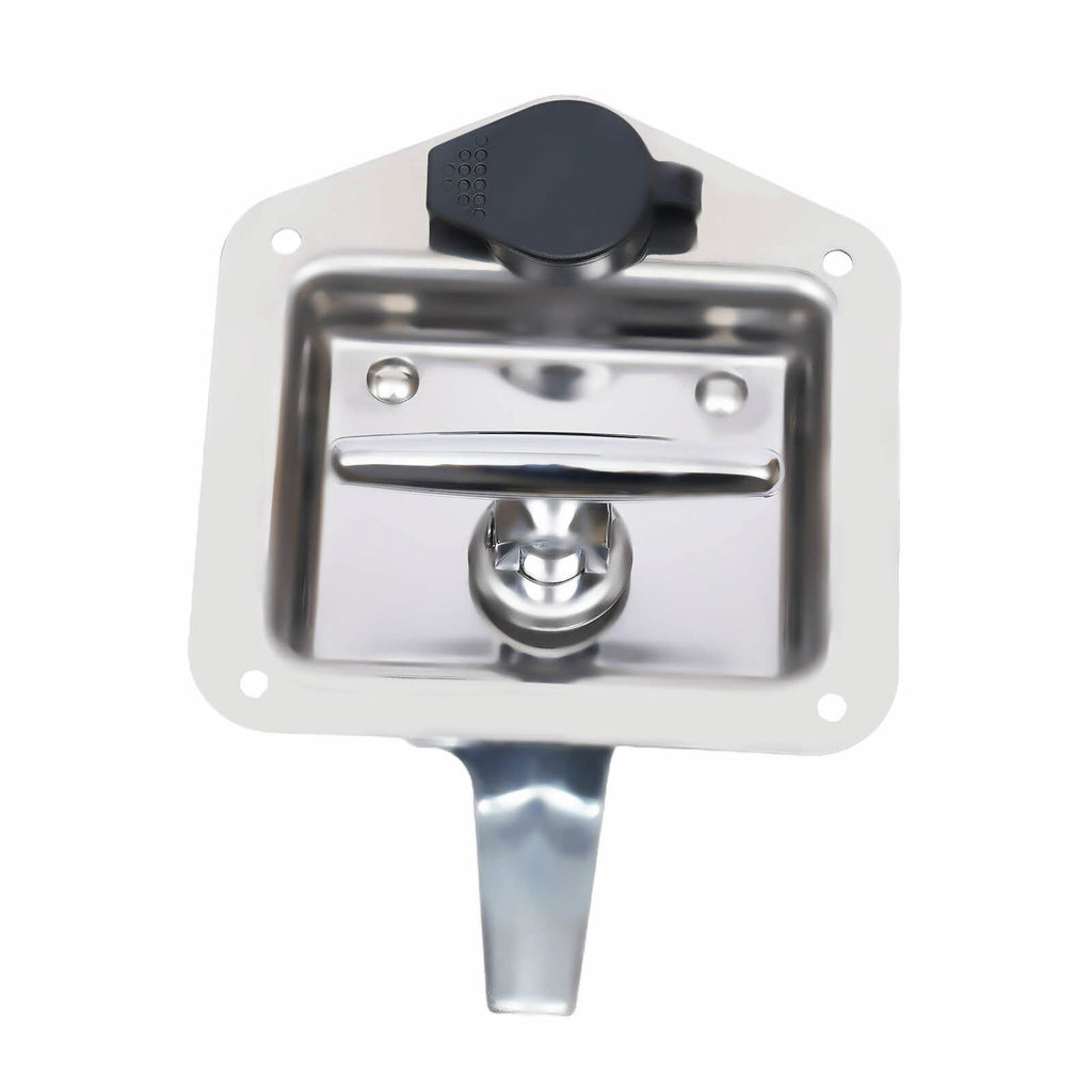 6Pcs Stainless Steel T-Handle Lock Tool Latch with Keys C17344