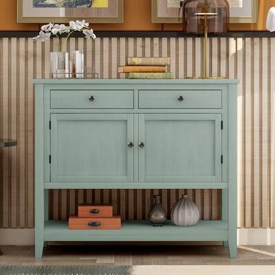 Green Console Table A563