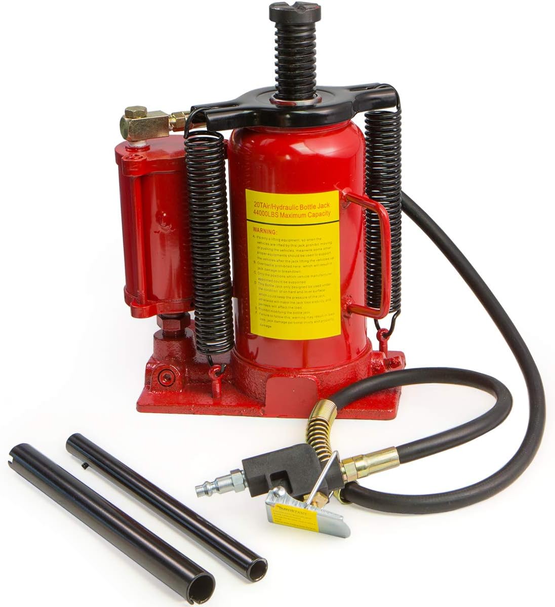 40000Lbs Low Profile Air Hydraulic Bottle Jack X96852