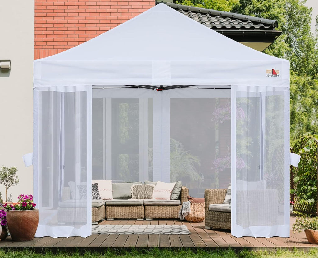 10x10 Pop Up Gazebo Tent with Netting Walls S241