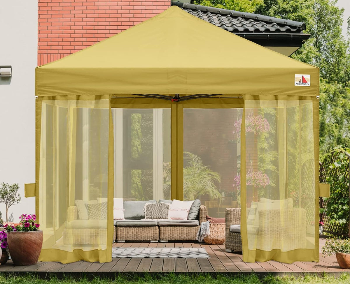 10x10 Pop Up Gazebo Tent with Netting Walls S241