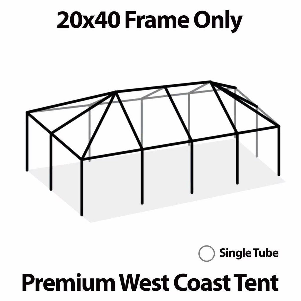 Tent Frame Only, 20 ft x 40 ft T376417