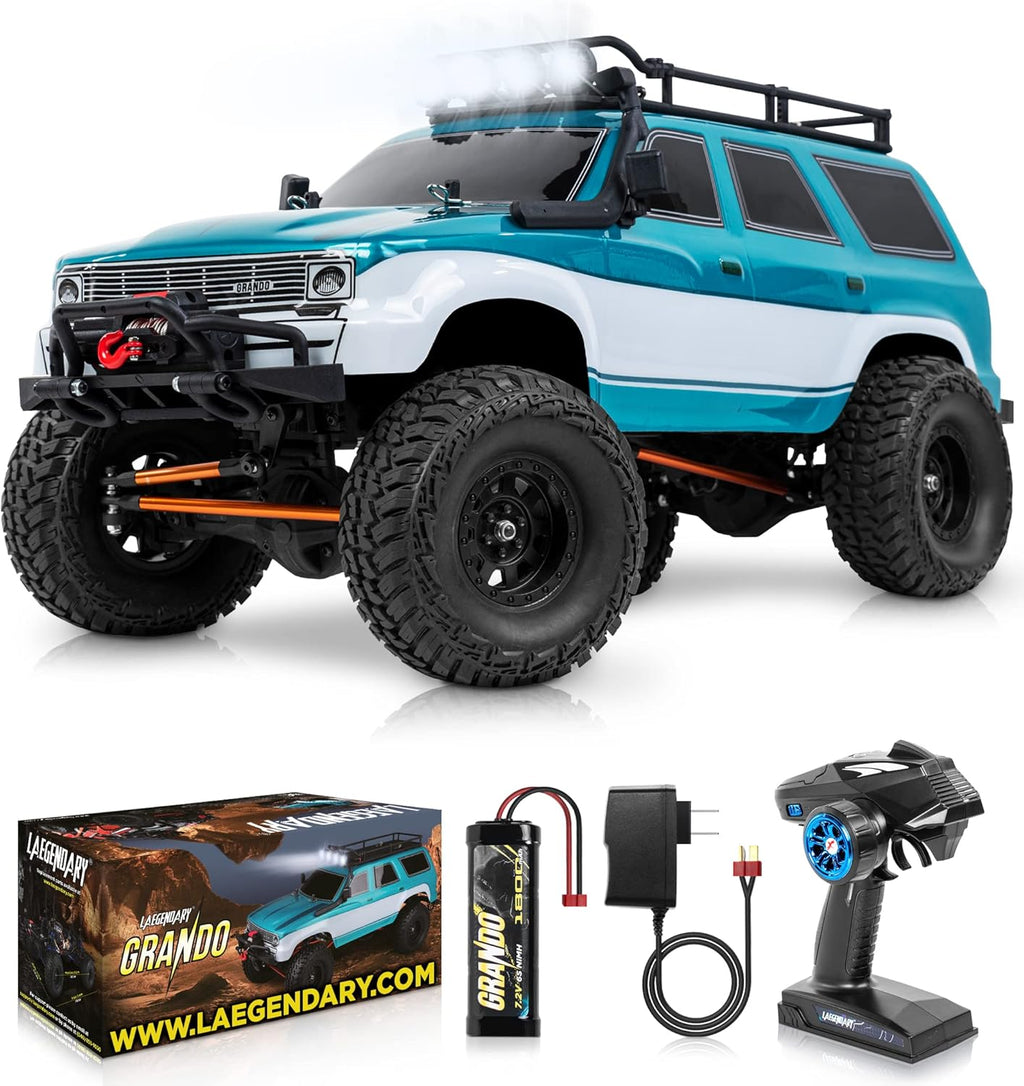 Green 1:10 Scale 4x4 RC Rock Crawler Truck, Pack of 2 K54932
